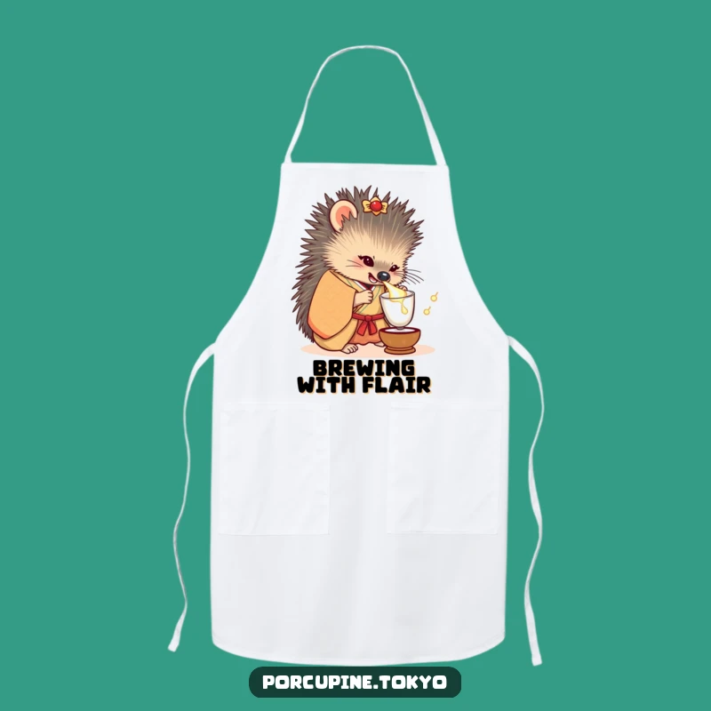 Funny Kimono Porcupine Apron: Cook with Giggles and Style