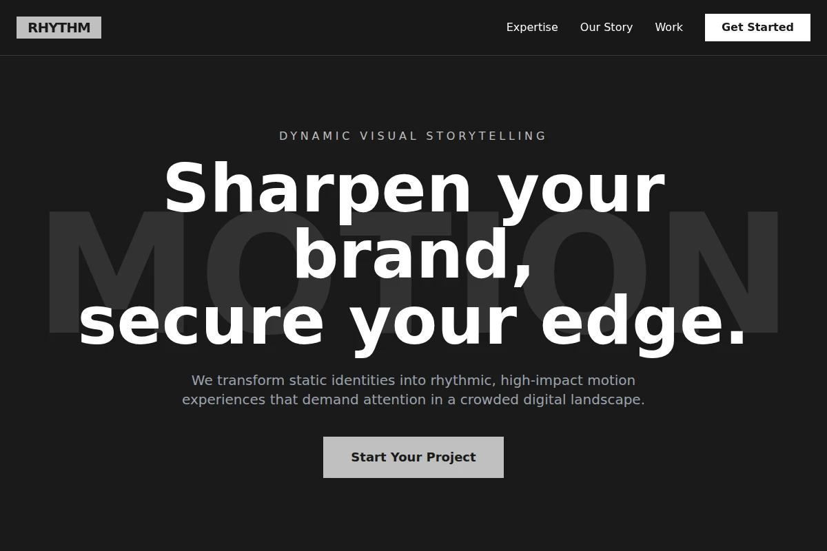Rhythm Motion Graphics