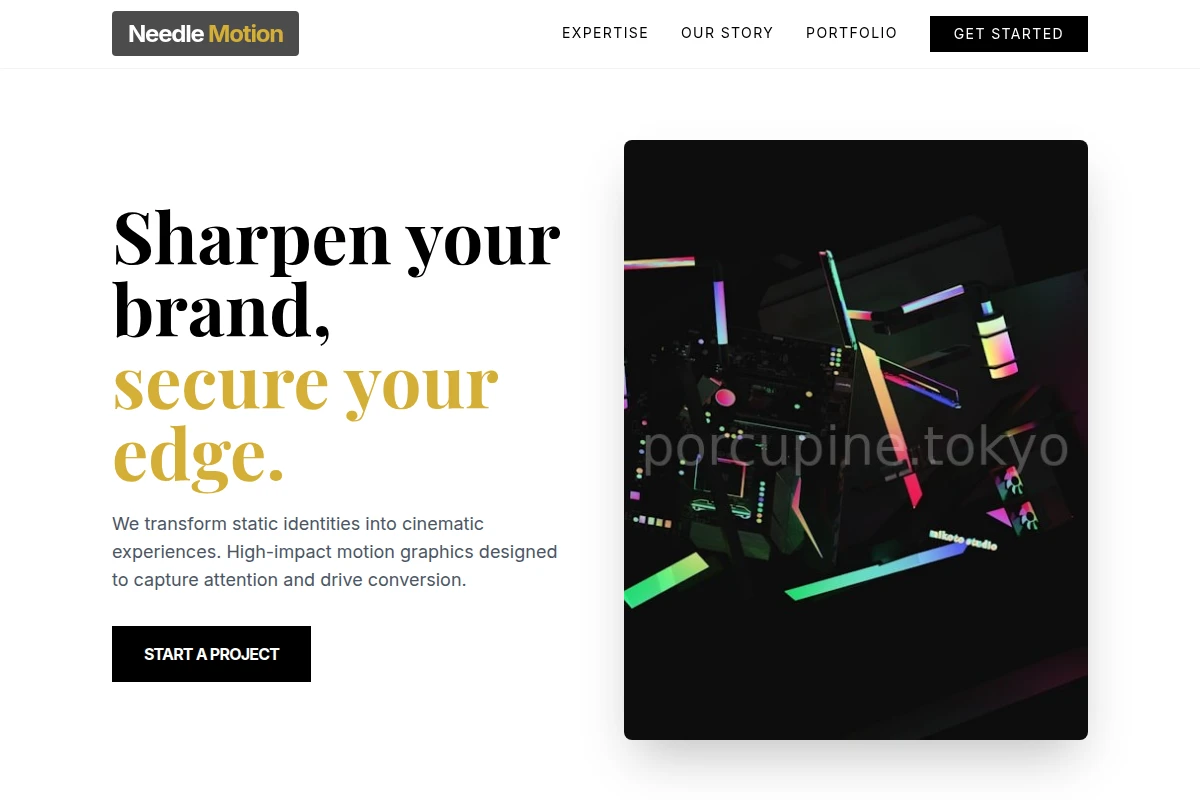 Needle Motion Graphics