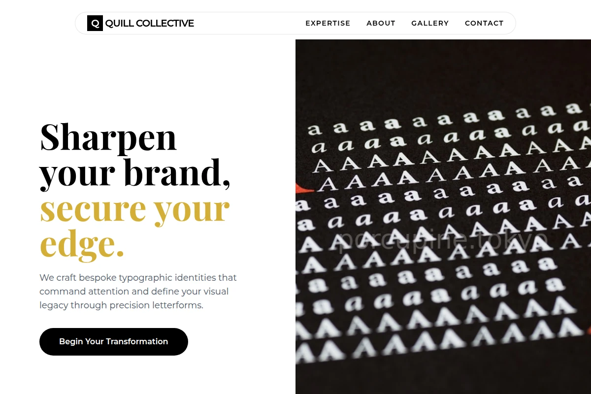 Identity Typography