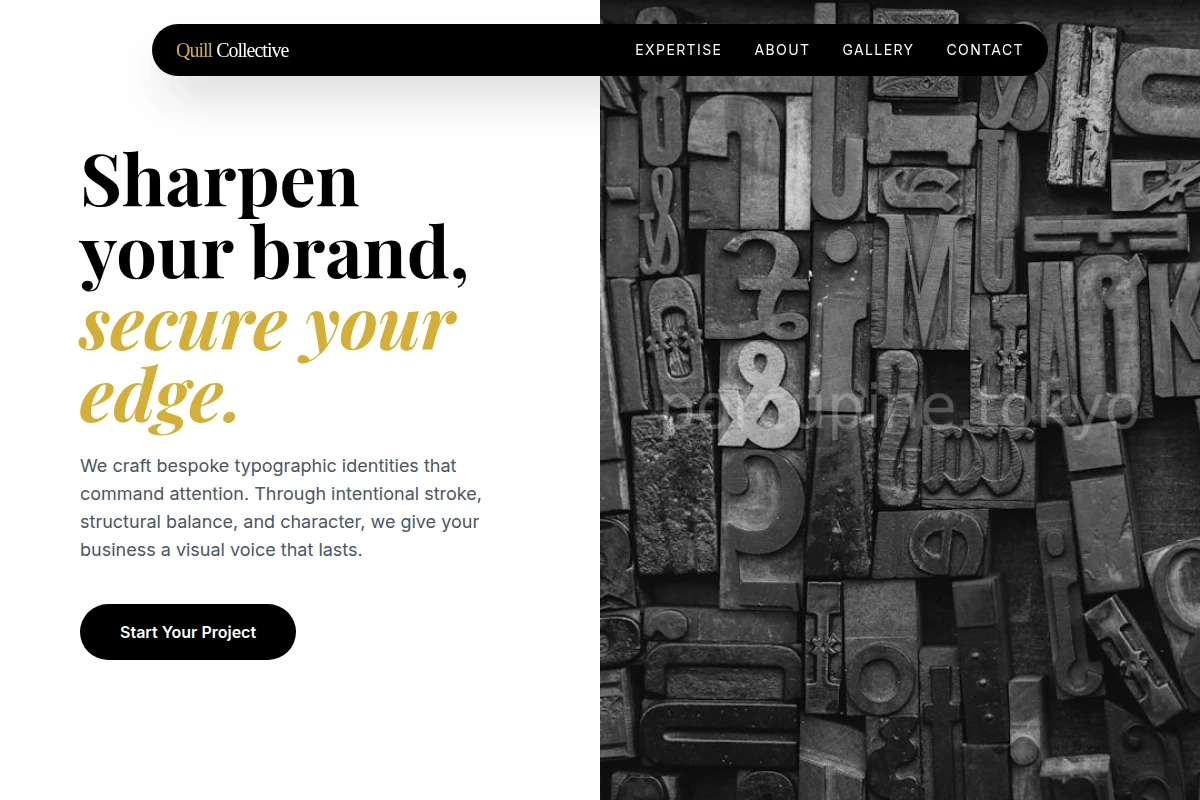 Identity Typography
