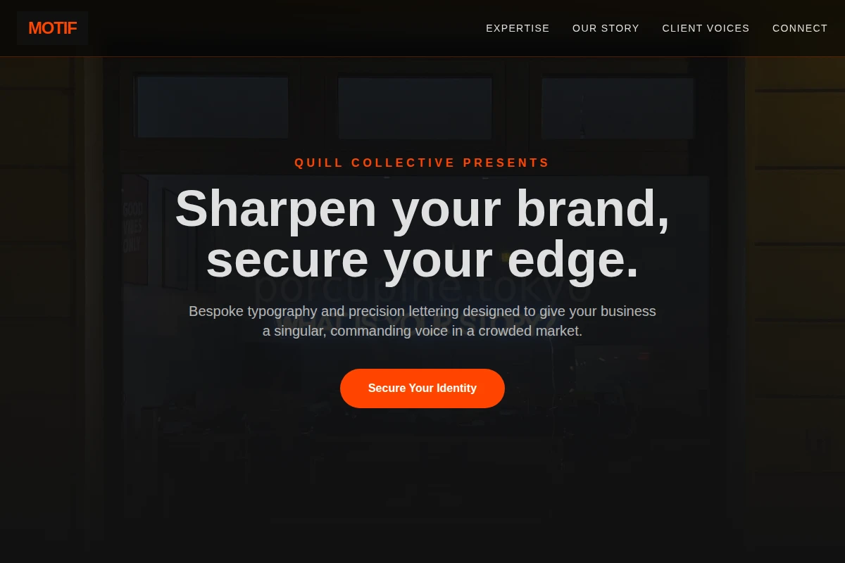 Motif Typography
