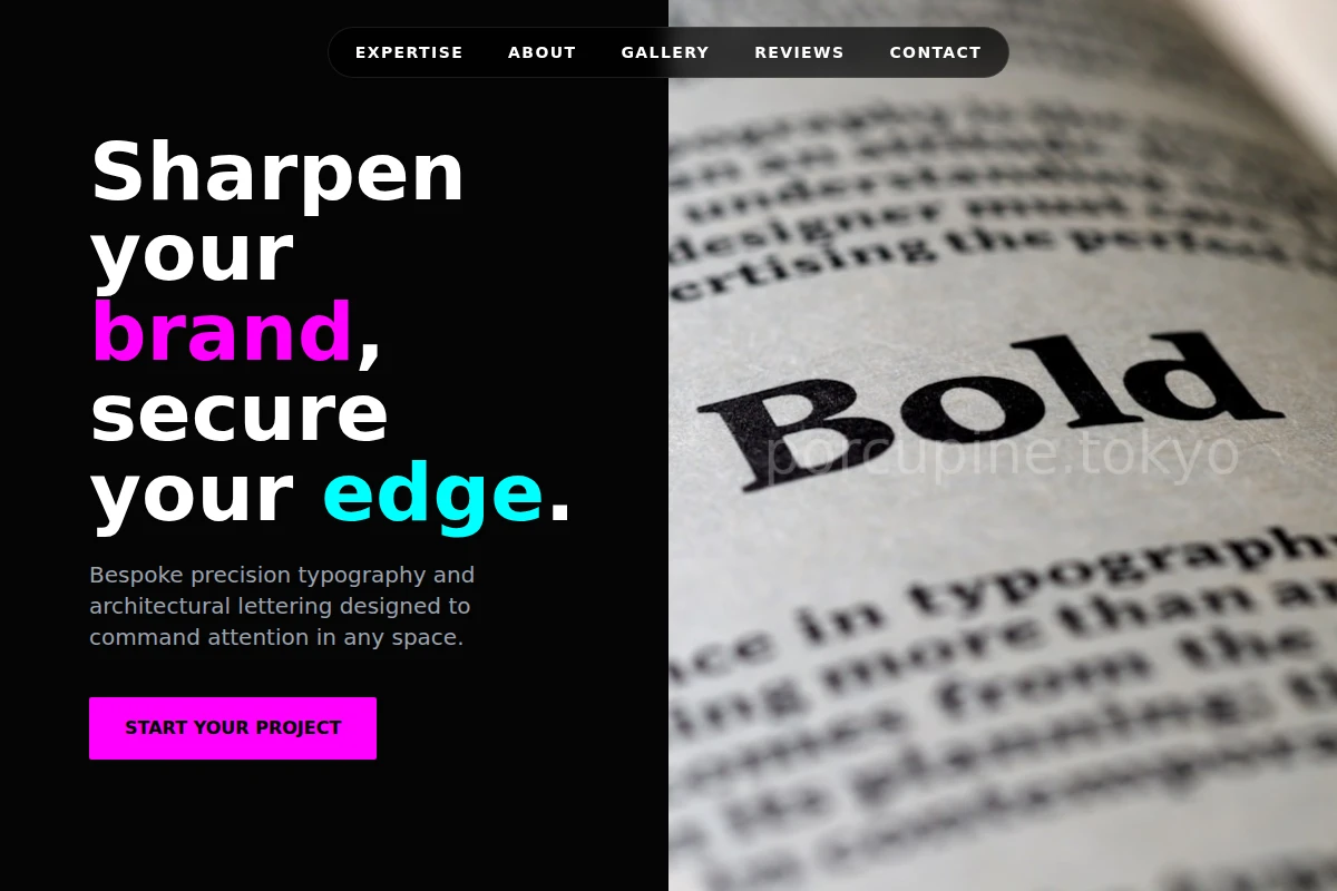 Cutting Typography