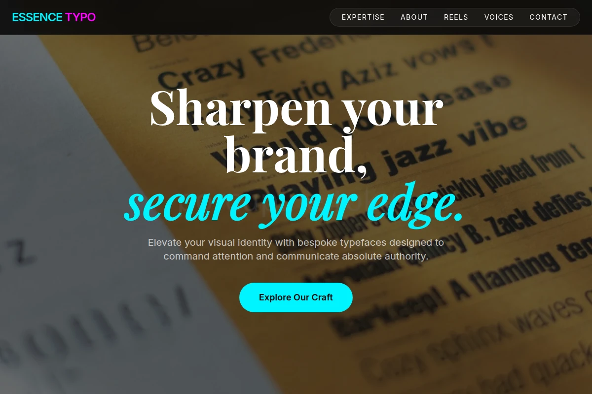 Essence Typography