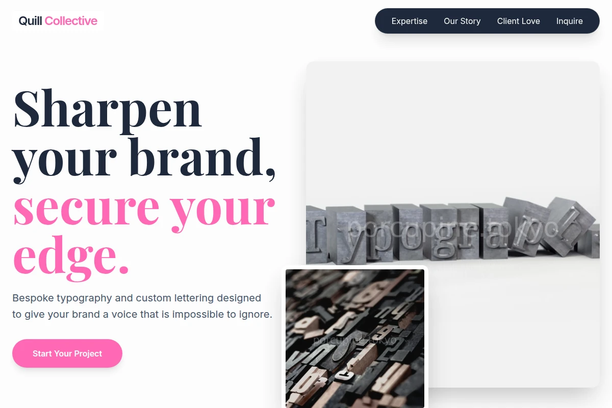 Ink Typography