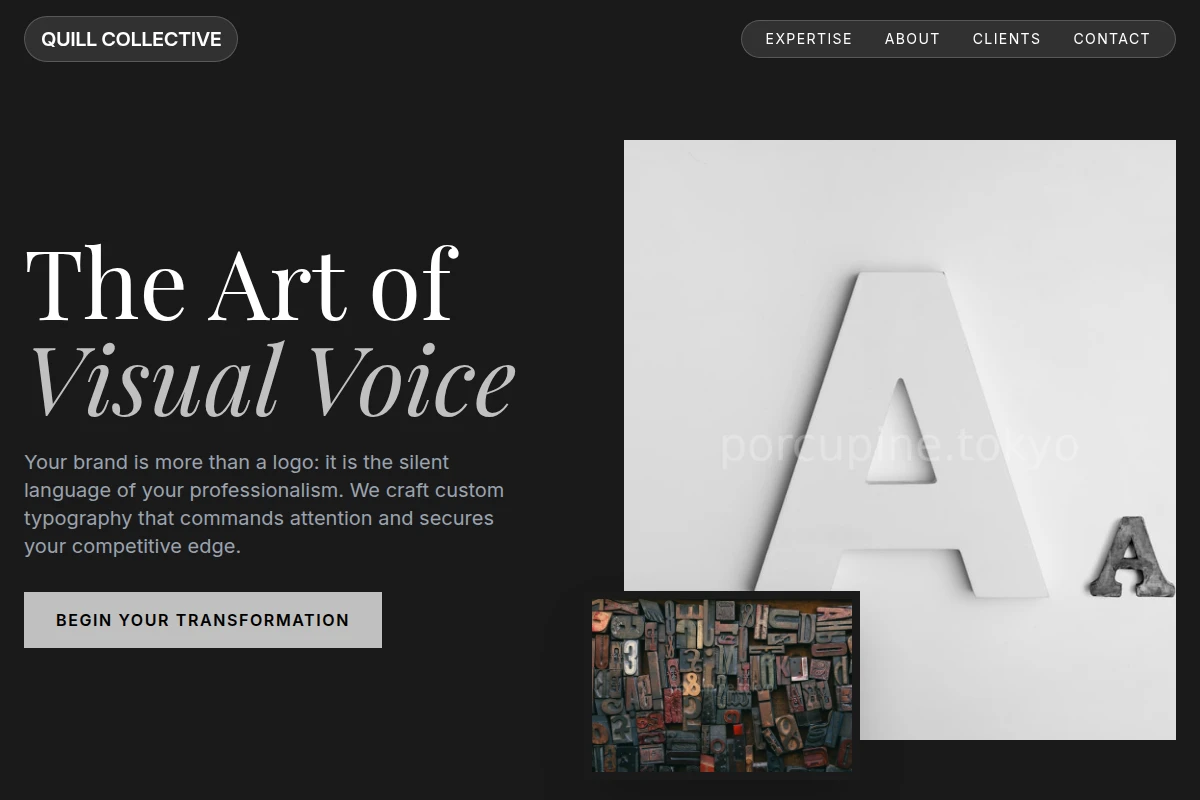 Bristle Typography