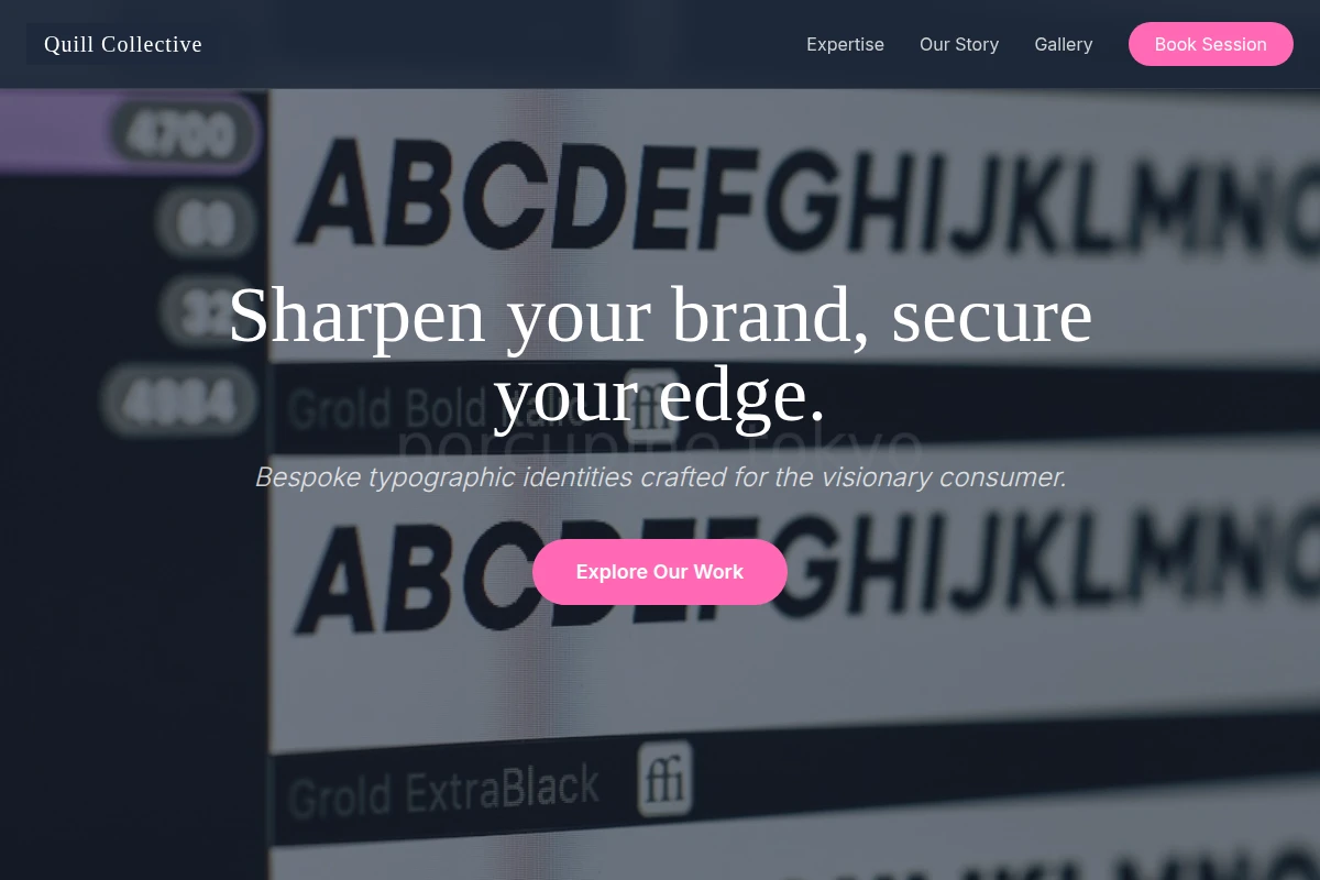 Pixel Typography