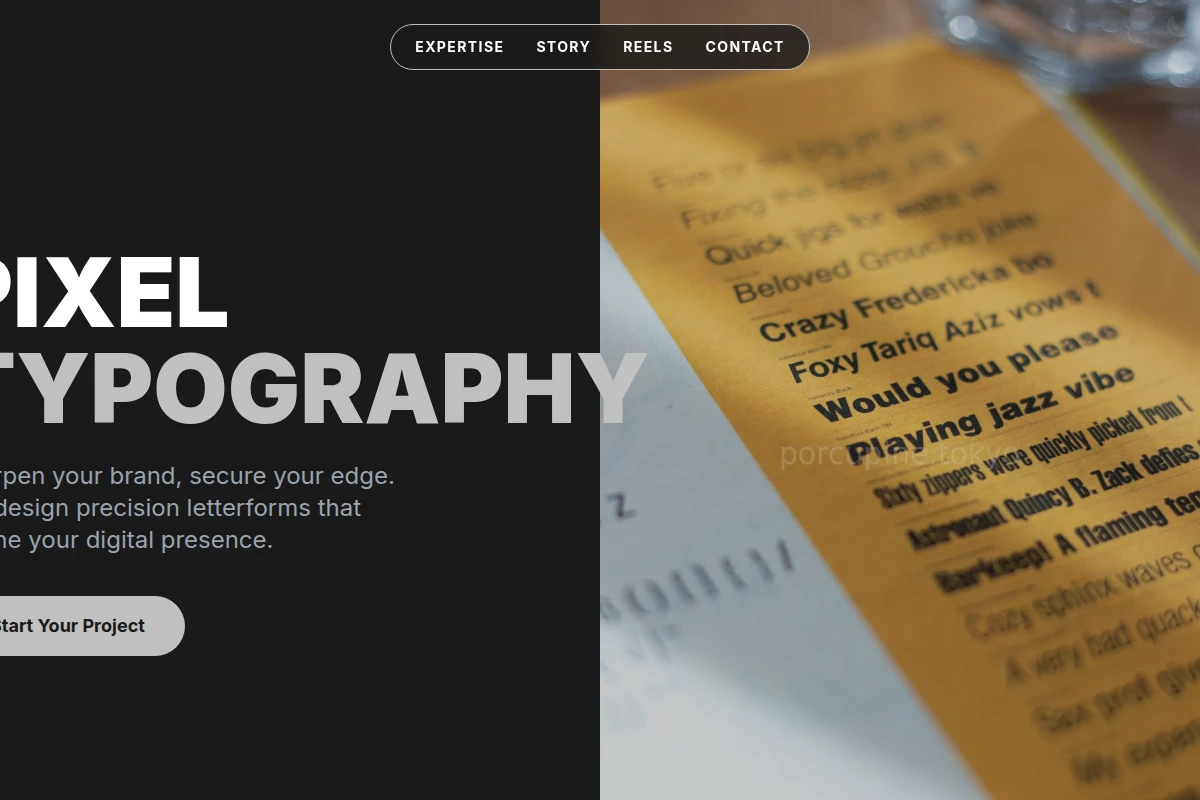 Pixel Typography